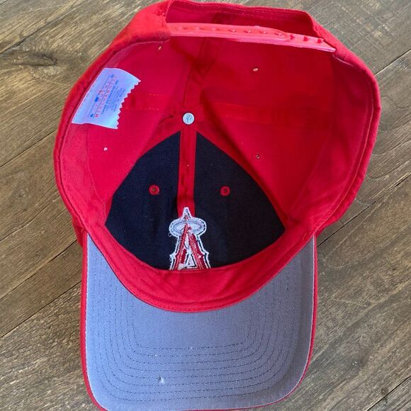 Vintage Anaheim Angels Baseball MLB Twins Enterprise Snapback Cap Hat One Size - Picture 2 of 5